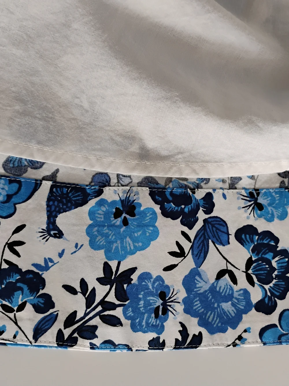 Kate Spade Peacock Floral Shirt Dress Size L - Picture 13 of 13